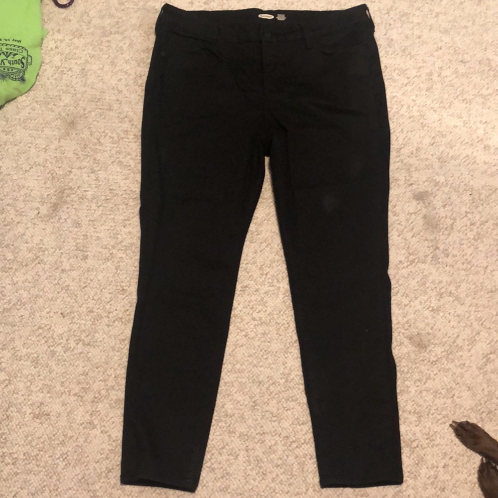 Old Navy Black Rockstar Jeans